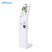 21.5 inci Perkhidmatan Kiosk Kiosk Makanan Bayaran Tiket